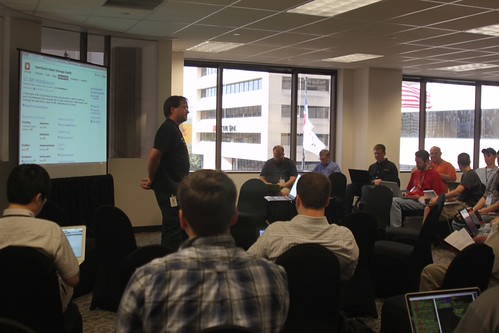 Chuck Thier leading a technical discussion about OpenStack Object Storage