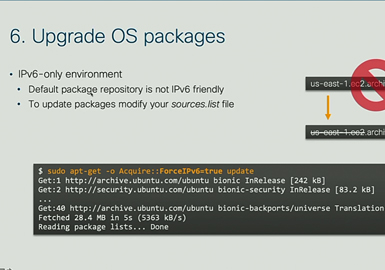 Running IPv6-enabled Containers in the cloud