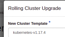 Kubernetes rolling upgrades are now available with one easy click 