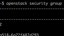 Stateless security group creation and API extension 